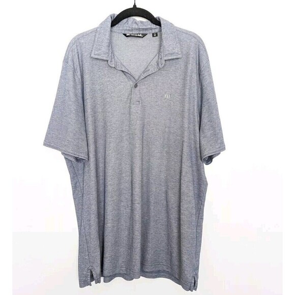 Travis Mathew Other - Travis Mathew Polo Shirt Mens Extra Large Blue Knit Top